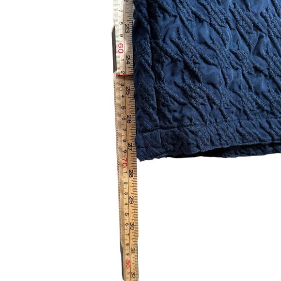 Biya by Johnny Was Embroidered Wide Leg Pants | Navy Blue Boho Artsy | Large - Picture 8 of 9